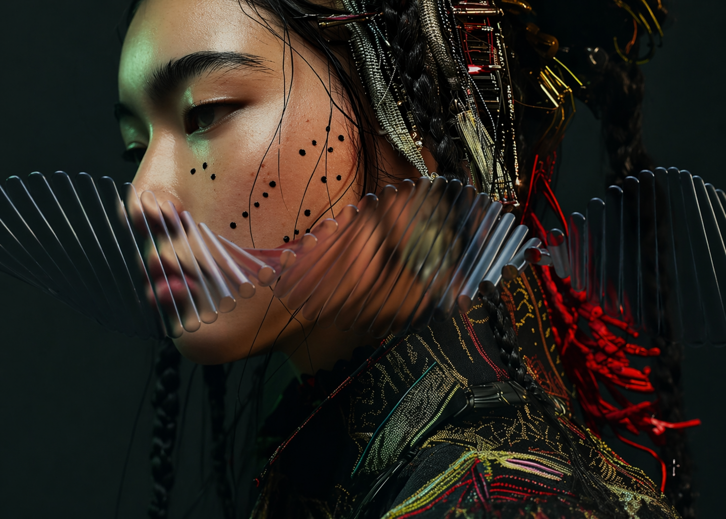 Futuristic portrait
